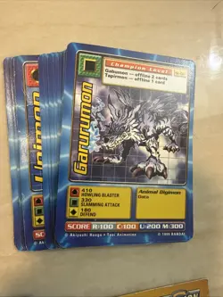 Digimon - Digi-Battle Card Game Lot Includes Saberleomon and ~50 More! - Image 4
