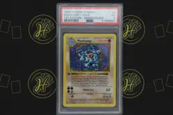 Machamp 1st Edition Shadowless 8/102 Base Set WOTC 1999 Pokemon Card EX PSA 5 - Image 1