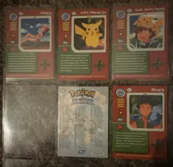 vtg 32 Topps Pokemon card lot Mew2 Str Back, Pikas Vaca, TV Ani Edi + Ad + Holos - Image 4