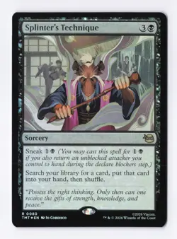 Splinter's Technique (Foil) 0080 (R) MTG Teenage Mutant Ninja Turtles (TMT) - Image 1