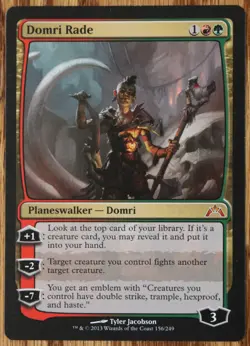 MTG Domri Rade Planeswalker Magic The Gathering Gatecrash NM/Mint - Image 1