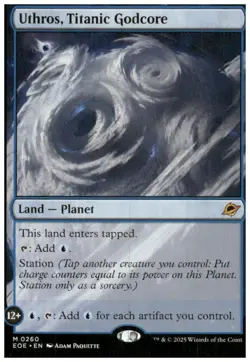 Edge of Eternities #260 Uthros, Titanic Godcore - Image 1