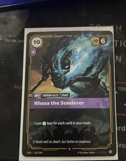 Riftbound League Of Legends Rhasa The Sunderer Epic Foil - Origins #195/298 - Image 1