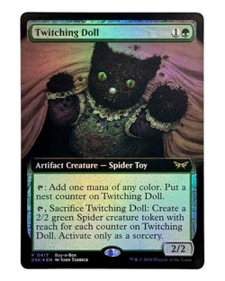 mtg magic Twitching Doll FOIL bab buy a box extended borderless ENGLISH Poupee - Image 1