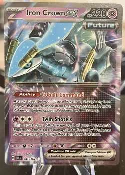 Pokemon TCG Iron Crown ex Scarlet & Violet-Temporal Forces 081/162 Holo... - Image 1