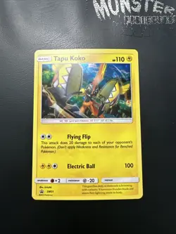 POKEMON TAPU KOKO HOLO BLACK STAR PROMO SM31 - Image 1
