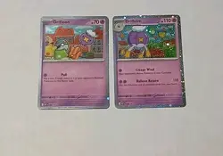 Drifloon 005 & Drifblim 006 Black Star Promo Pokemon Mega Evolutions - Image 1