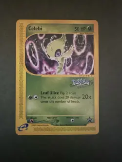 WOTC 2002 Pokemon League Black Star Promo Celebi #50 - Image 1