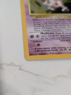 The Pokemon Company Pokemon TCG Mr. Mime Jungle 6/64 Unlimited Holo Rare 40 HP - Image 3
