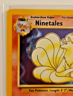 Ninetales 12/102 Holo Rare Pokemon Card Unlimited Base Set LP-NM VTG - Image 5
