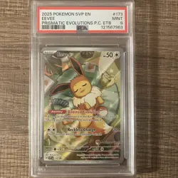 Eevee - 173 (Pokemon Center Exclusive) 173 Sv: Scarlet & Violet Promo PSA 9 - Image 1