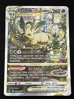 Leafeon VSTAR GG35/GG70 Crown Zenith: Galarian Gallery Pokemon TCG NM - Image 1