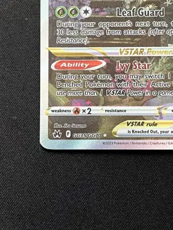 Leafeon VSTAR GG35/GG70 Crown Zenith: Galarian Gallery Pokemon TCG NM - Image 4