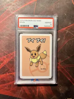 2019 Pokemon Japanese Old Maid Eevee | PSA 10 - Image 1