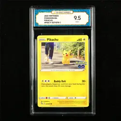 TQG 9.5 MINT+ 2022 Pokemon ENG Pikachu 027/078 C - Image 1