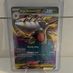 Pokemon Mega Sharpedo ex 061/094 Phantasmal Flames Holo EX HP 330 Double Rare - Image 1