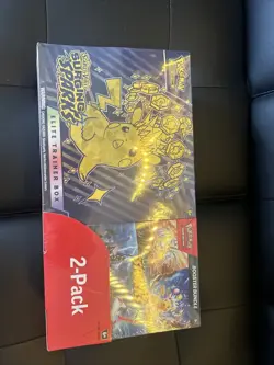 Pokemon Surging Sparks Elite Trainer Box ETB & Booster Bundle Costco 2-Pack TCG - Image 1