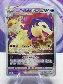 Pokemon TCG Hisuian Typhlosion Vstar Astral Radiance 054/189 NM - Image 1