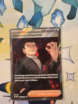 Giovanni's Charisma SR 197/165 Ultra Rare Pokemon Scarlet & Violet 151 NM - Image 2