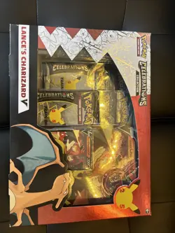 Pokemon TCG Celebrations Collection Lance's Charizard V Box 820650101625 - Image 1