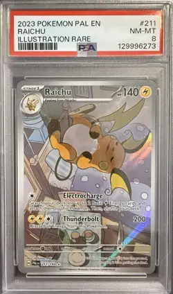 Raichu #211/193 - 2023 Pokemon Paldea Evolved - PSA 8 - Image 1