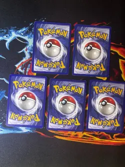 Pokemon TCG Fossil Lot X5 Vintage WOTC Mixed Condition - Image 2