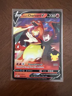 Pokemon Lance's Charizard V SWSH133 Sword & Shield BLACK STAR PROMO LP/NM/MP/HP - Image 1