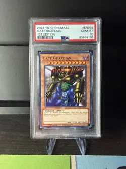 Yugioh Gate Guardian MAZE - EN035 Collector's Rare 1st Edition PSA 10 2023 - Image 1
