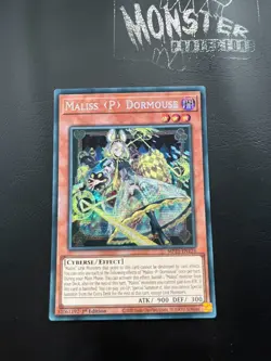 YUGIOH MALISS P DORMOUSE PRISMATIC SECRET RARE MP25-EN124 1ST EDITION - Image 1