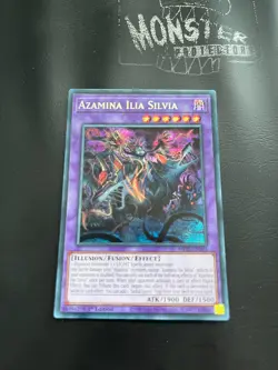 YUGIOH AZAMINA ILIA SILVIA PRISMATIC SECRET RARE MP25-EN103 1ST EDITION - Image 1
