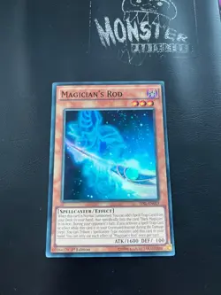 YUGIOH MAGICIAN'S ROD SUPER RARE TDIL-EN019 1ST EDITION - Image 1