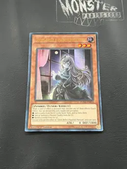 YUGIOH GHOST BELLE & HAUNTED MANSION ULTRA RARE DUDE-EN004 1ST EDITION - Image 1