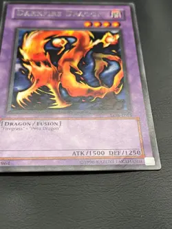 YUGIOH DARKFIRE DRAGON RARE LOB-E015 - Image 3