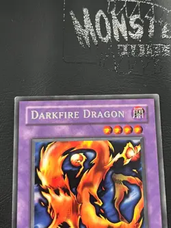 YUGIOH DARKFIRE DRAGON RARE LOB-E015 - Image 5