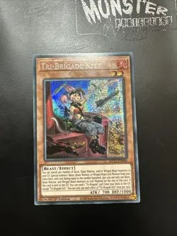 YUGIOH TRI-BRIGADE KITT SECRET RARE MP22-EN006 1ST EDITION - Image 1