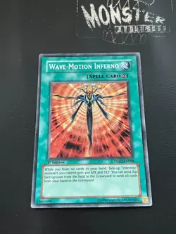 YUGIOH WAVE-MOTION INFERNO SECRET RARE TSHD-EN088 1ST EDITION - Image 1
