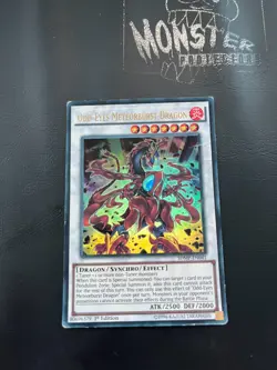 YUGIOH ODD EYES METEORBURST DRAGON ULTRA RARE SDMP-EN041 1ST EDITION PLAYED - Image 1