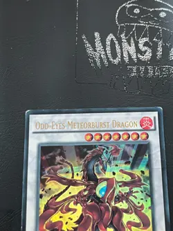 YUGIOH ODD EYES METEORBURST DRAGON ULTRA RARE SDMP-EN041 1ST EDITION PLAYED - Image 3