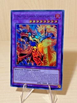 Yugioh / Ultimativer Flammen Schwertkampfer / MZMI-DE004 / Super Rare / 1st Ed - Image 1