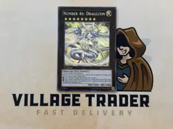 Number 46: Dragluon SHSP-EN050 Super Rare 1st Edition NM YuGiOh! - Image 1