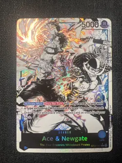 Ace and Newgate (Parallel) L ST22-001 Starter Deck Ace Newgate One Piece ENG NM - Image 1