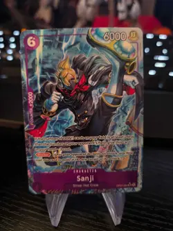 Sanji SR Parallel Alt Art OP07-064 SR - One Piece 500 Years In The Future EN NM - Image 1