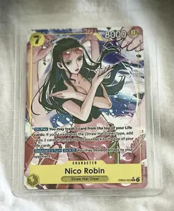 Nico Robin EB03-055 Alt Art (8000 Power, 7 Cost) Heroines Edition Bandai - Image 1