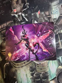 Gwenom, Remorseless Art Card (Gold-Stamped Planeswalker Symbol) - Art Series - Image 1