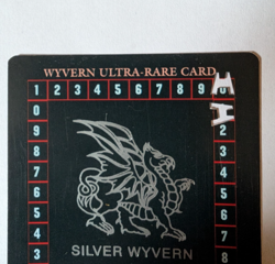 Wyvern Premiere Silver Dragon Promotional Punched Card #101 - Image 2
