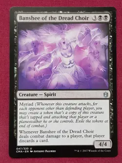 Magic The Gathering COMMANDER ANTHOLOGY BANSHEE OF THE DREAD CHOIR card MTG - Image 1