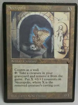 NECROPOLIS MAGIC THE GATHERING THE DARK MTG 1994 Trading Card #414 - Image 1