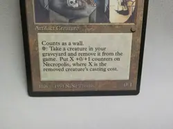 NECROPOLIS MAGIC THE GATHERING THE DARK MTG 1994 Trading Card #414 - Image 3