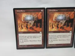 MIND STONE X3 MAGIC THE GATHERING WEATHERLIGHT MTG 1997 Trading Card #607 - Image 3