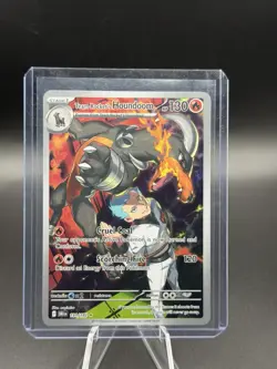 Pokemon Team Rocket's Houndoom Full Art Holo Card 191/182 130 HP Cruel Coil - Image 1